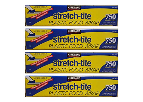 KIRKLAND Signature Stretch Wrap 750 SQ. FT., 11.75" Pack of 4