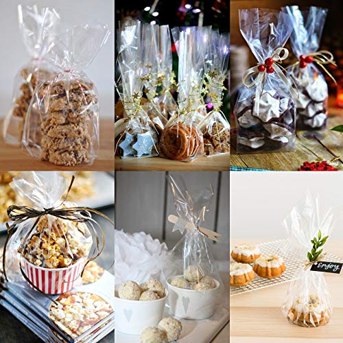 AnapoliZ Clear Cellophane Wrap Roll 100’ Ft. X 16” Wide