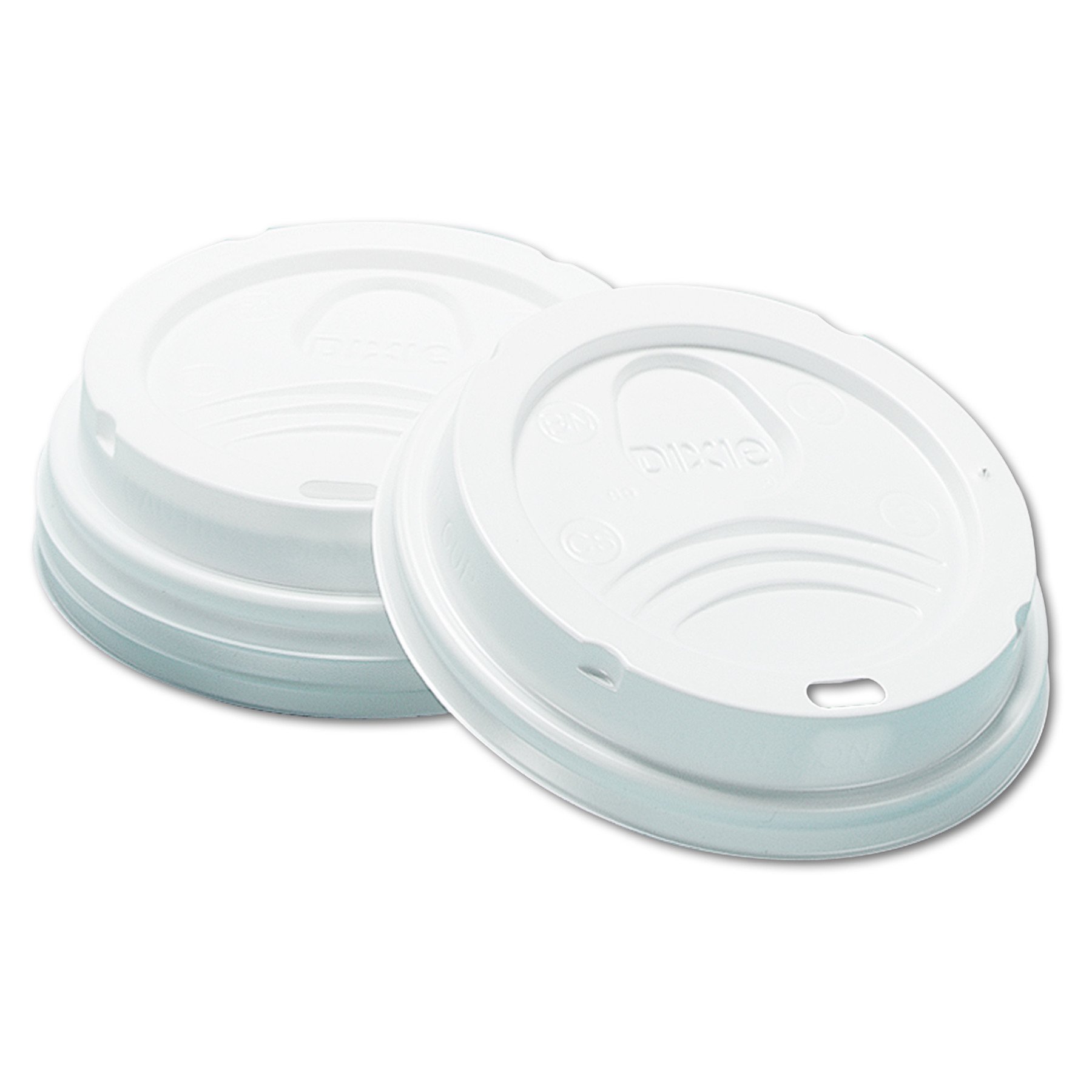 GP PRO Dixie White 8 oz Coffee Cup Lids 1000 Count